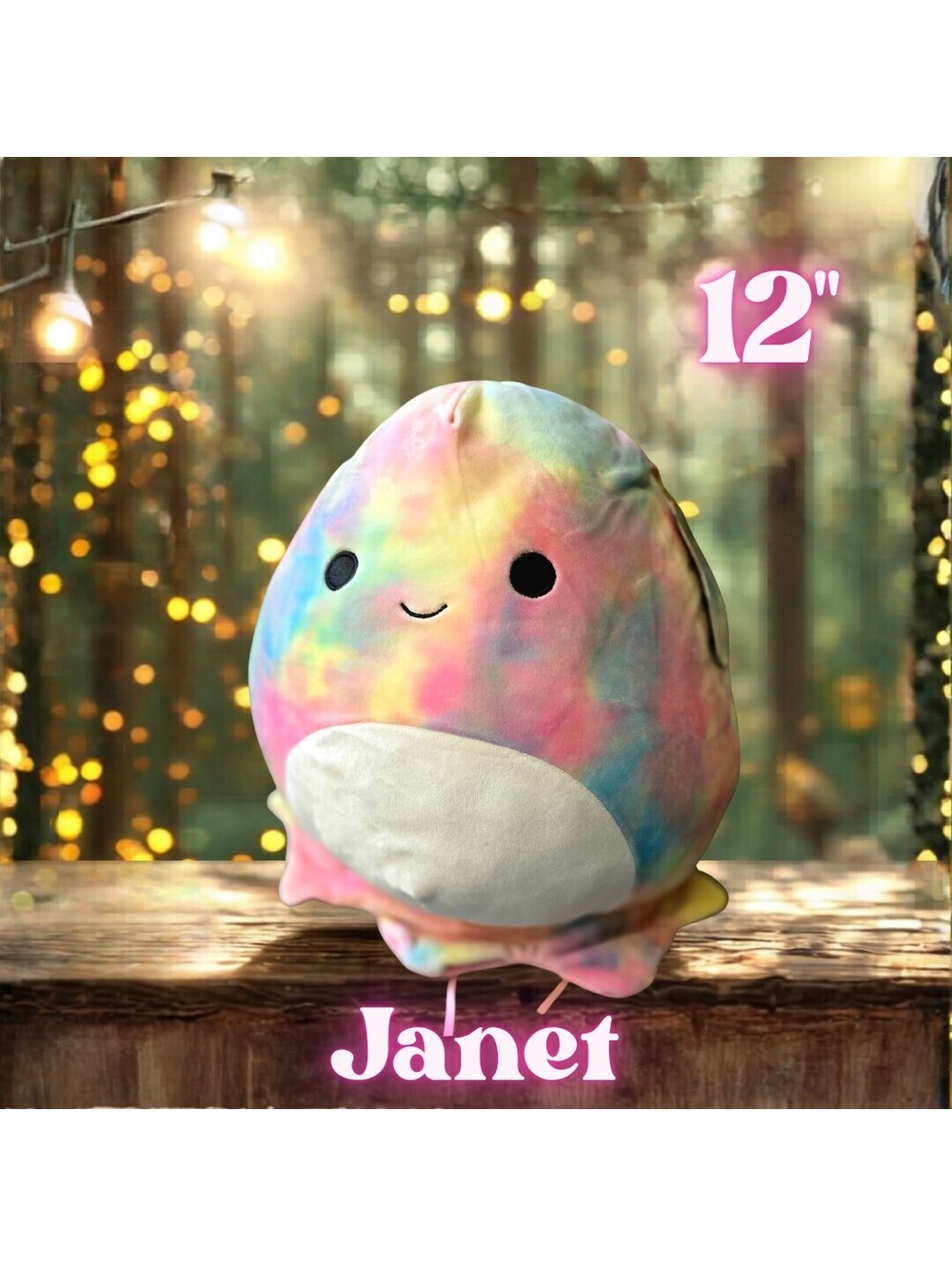 NWT Squishmallows Janet the Jellyfish 12"